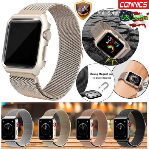 Para Iwatch De Apple Watch Series 3/2/1 Milanesa Acero