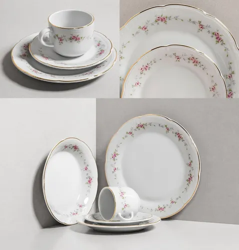 TAZA DE TE C/PLATO - PORCELANA TSUJI