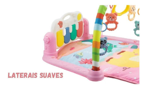 Tapete De Atividades Multifuncional Alegria Musical Rosa