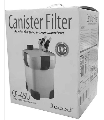 Jecod Cf-45 U, Filtro Canister Uv, Para Agua Dulce/salada