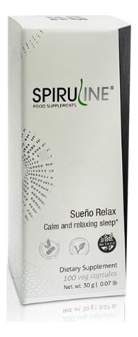 Spirulina Sueño Relax X 300mg Spiruline Hydro Grow Premium