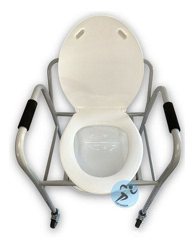 Silla Eleva Inodoro Portatil Asiento Ortopedico Ruedas Freno