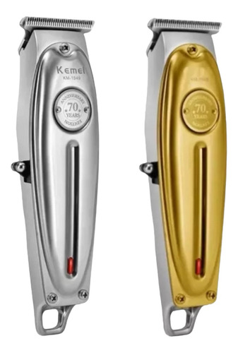 2 Perfiladoras De Cabello Profesional 100% Acero Plata + Oro Color Plateado