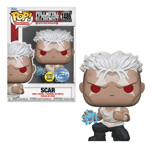 Scar Glow In The Dark Funko Pop 1486 / Fullmetal Alchemist 