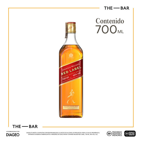 Whisky Johnnie Walker Red Label 700 Ml