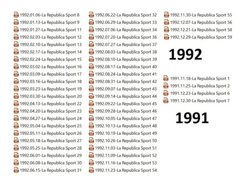 Imagen 5 de 6 de Revista La Republica Sport 1991-94 Pdf (ver Detalles)
