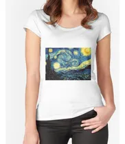 Comprar Remera Vincent Van Gogh - Noche Estrellada Algodon Premium