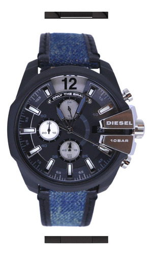 Relógio Diesel Masculino Mega Chief Azul Dz4568b1 P2pd