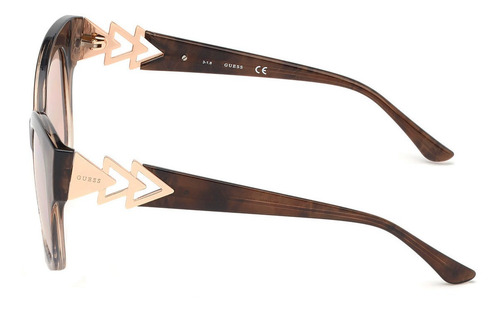 Lentes De Sol Mujer Inyectado Forma Mariposa Gu7596 Guess
