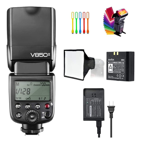 Godox V850ii Gn60 2.4g 1/s Flash Speedlite Speedlight De Si.