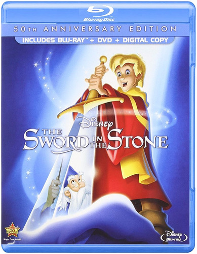 Blu-ray + Dvd The Sword In The Stone / Espada En La Piedra