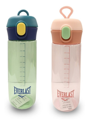 Imagen 2 de 6 de Botella Everlast Deportiva Tapa-rosca Fitness Gym 500ml