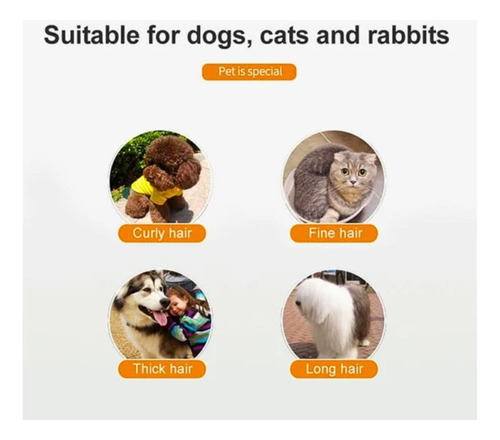 Kit Máquina De Tosa 5 Itens Gato Cachorro Tosador Silenciosa