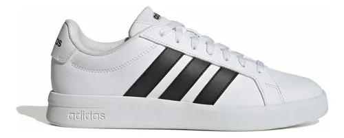 Tênis Masculino Grand Court Base 3.0 adidas Ftwwht/cblack/ftwwht Lisa 42 Br