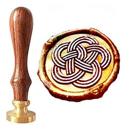 Celtic Knot Decorating Gift Wax Seal Stamp Kit Decorati...