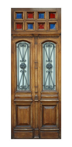 Imagem 1 de 2 de Adesivo Decorativo Porta Madeira Textura Clássica Mod. 574
