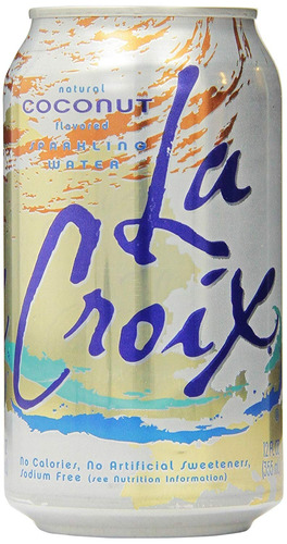 La Croix Agua Con Gas, De Coco, De 12 Oz (paquete De 12)