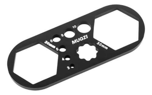 2 Llave Para Tapas De Horquilla De Bicicleta Negro 30 Mm 32