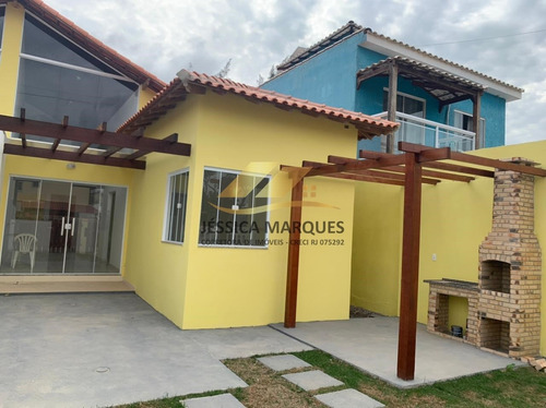 Imagem 9 de 14 de Jmp.53 Casa De 2 Quartos E Área Gourmet Em Unamar - Cf - Rj
