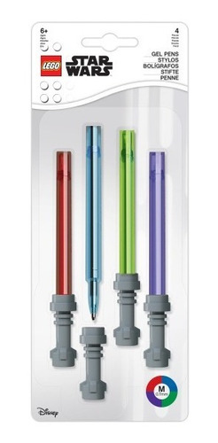 Plumas Lego Lightsabers Star Wars Sables 4 Colores