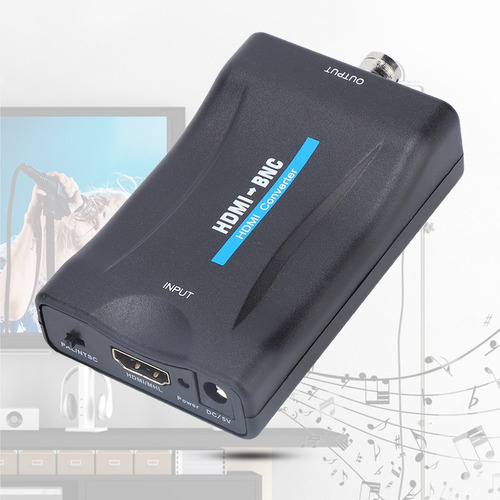 Hdmi Para Bnc Vídeo Composto E Conversor De Sinal De Áudio D