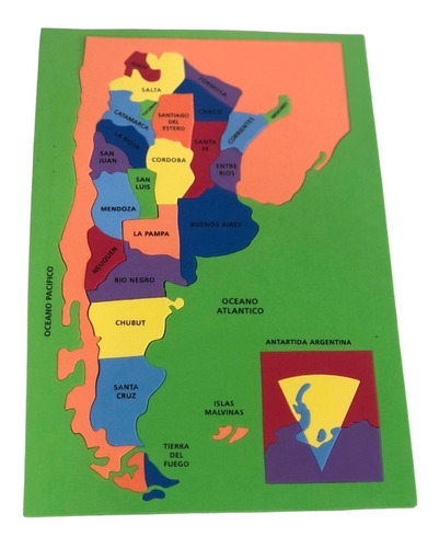 Mapa Didactico Eva Magic Argentina (40 Piezas)