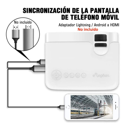 Imagen 2 de 8 de Proyector Profesional Streamvox Led 3500 Lumens 1080p