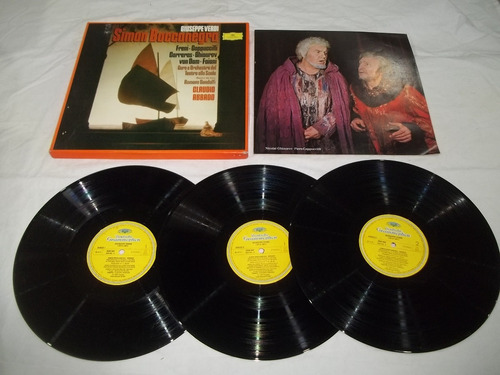 Box Lp Vinil - Giuseppe Verdi - Simon Boccanegra - Claudio A