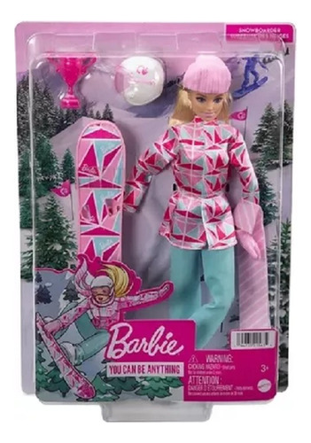 Barbie De Invierno Esquiadora Articulada Artidix