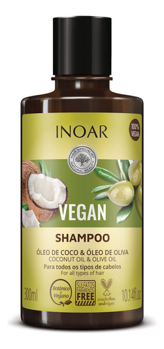 Shampoo Vegan 300ml Inoar