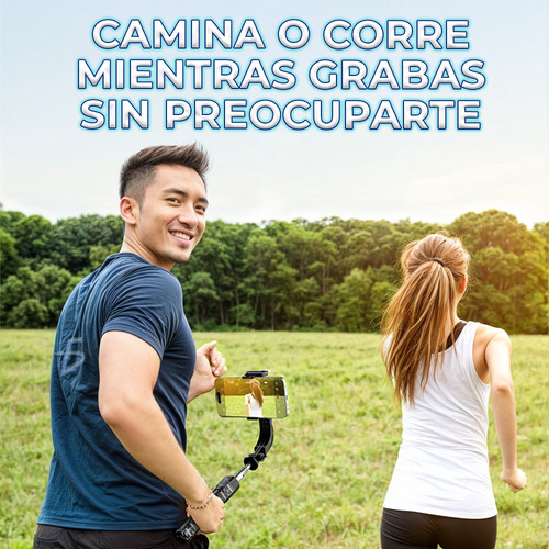 Ele-Gate Selfie Stick ZP.C06 Tripie Estabilizador Mano Smarthphone Carga Usb Color Negro