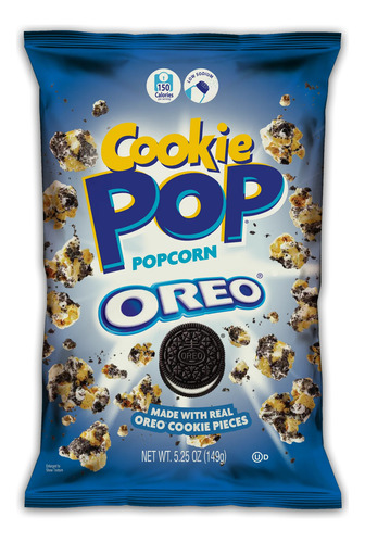 Cookie Pop Palomitas De Maíz Oreo 5.25 Oz Con 2 Piezas