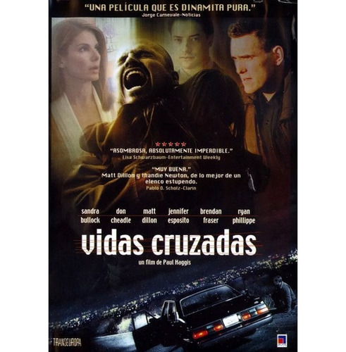 Vidas Cruzadas - Crash - Sandra Bullock - Dvd - Original!!!