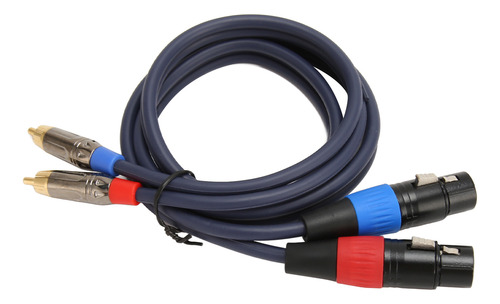 Cable Doble Xlr A Sonido Profesional Chapado En Oro De 24 Qu