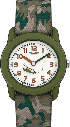 Reloj Pulsera Timex T78141 Para Los Niños Tela Elástica