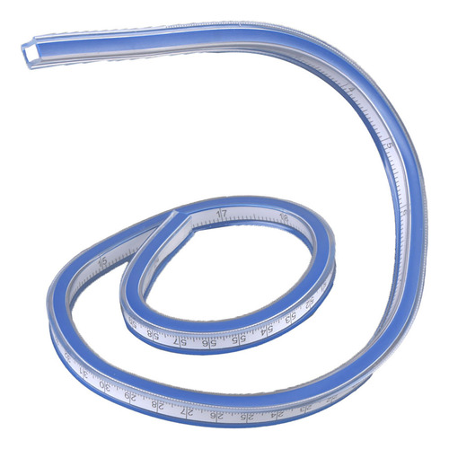1 Pcs Curva De Plástico Flexible Regla De Regla Drawing