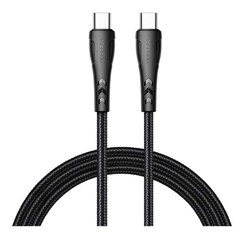 Macdodo Cable De Carga Rápida C A C Calidad Premium 1.2m Color Negro