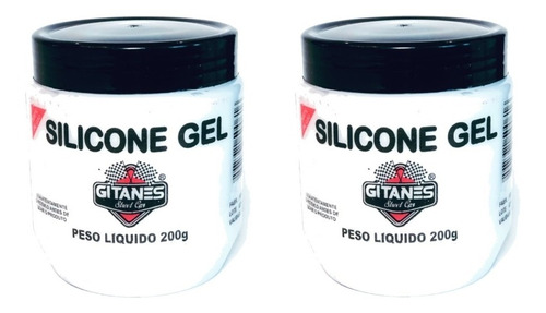 Silicone Gel Painel / Para-choque Carro Gitanes 200g C/2unid