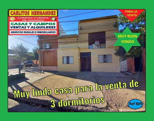 Ref 809) V - ** Muy Linda Casa Para La Venta De 3 Dormitorios En San José