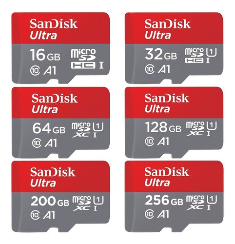 Memoria Micro Sd Sandisk Ultra 128 Gb Clase 10 100mbs A1