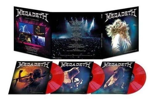 Megadeth - A Night In Buenos Aires 3lps Rojos