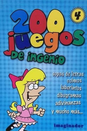 Libro 200 Juegos De Ingenio Vol 4 Original