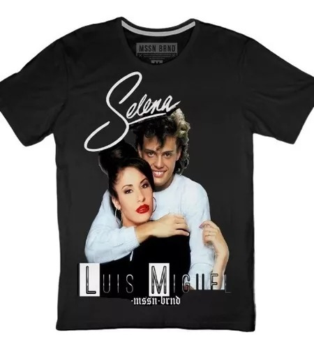 Playera Luis Miguel Selena Mission Brand