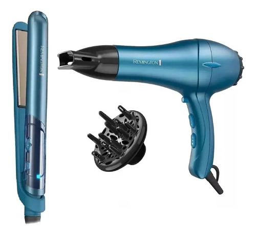 Combo Remington Plancha Y Secador Ocean Silk S9612 D2045 Kit