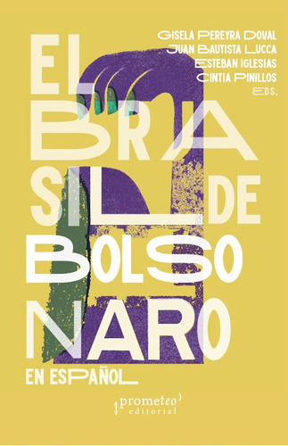 El Brasil De Bolsonaro En Español, De Pereyra Doval Lucca Y S. Serie N/a, Vol. Volumen Unico. Editorial Prometeo Libros, Tapa Blanda, Edición 1 En Español