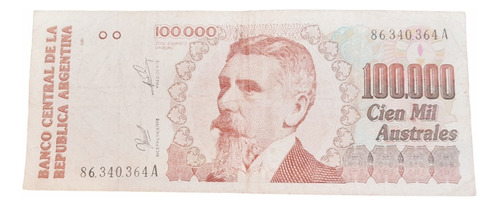 Billete 100000 Australes A