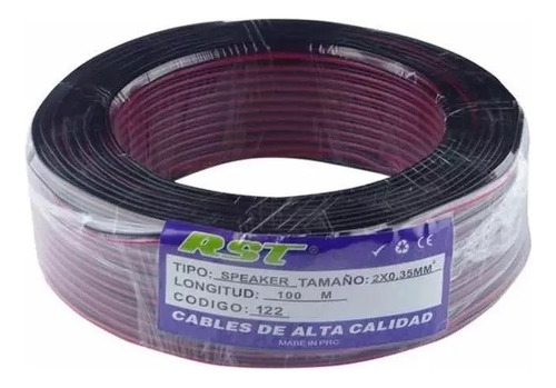 Rollo Cable Parlante 2 X 0.35 Mm 100 Mts