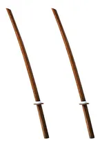 Comprar 2 Bokens De Madera Entrenamiento Aikido Kendo Ninjutsu 