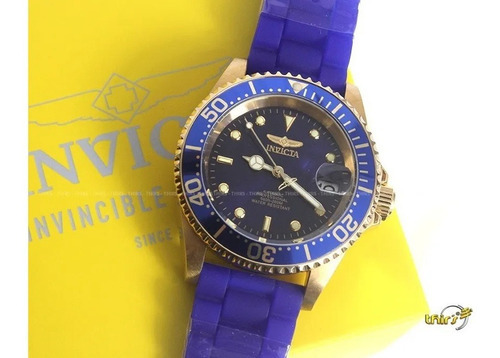 Invicta Prodiver Automatico 23682 Azul Silicone Original