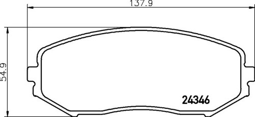 Pastilla De Freno Mintex Suzuki Grand Vitara Jiii Diesel -